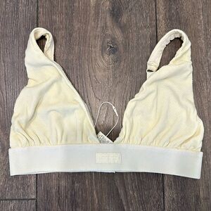SKIMS Soft Lounge Plunge Citrine Bralette Small
